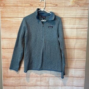 Patagonia Light Blue Full-Zip Fleece Jacket